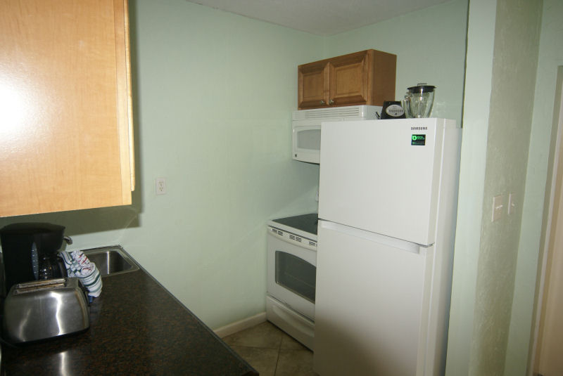 Room 102 kitchen, view 1