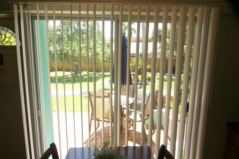 Room 107 Living room looking out to patio