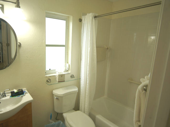 Room 108 bath, view 1