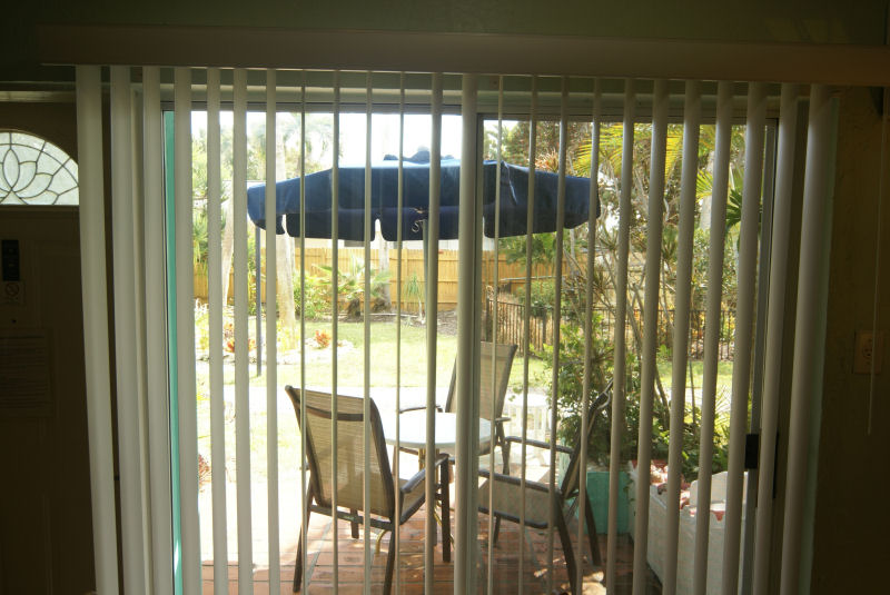 Room 108 Living room looking out to patio