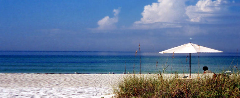 Picture of beach and Gulf of Mexico